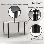 Cadiz 6+1 étkező garnitúra fekete-fekete