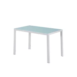 Ezra 120 cm szögletes üveg étkezőasztal