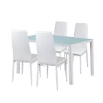 Liana 4+1 étkező garnitúra fehér