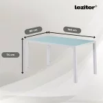 Liana 4+1 étkező garnitúra fehér