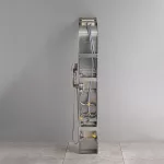 Alegro Silver hidromasszázs zuhanypanel, rozsdamentes acél