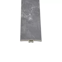  Vinyl SPC padló burkolatváltó Fjord márvány mintás sötét szürke 2400x45x6 mm