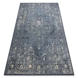   Kab. NAIN szőnyeg Rozetta vintage 7599/50911 sötétkék / bézs 80x150 cm