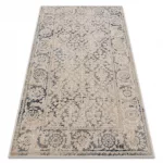 Kab. NAIN szőnyeg Keret dísz vintage 68981/50955 bézs / sötétkék 80x150 cm