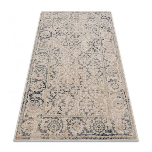 Kab. NAIN szőnyeg Keret dísz vintage 68981/50955 bézs / sötétkék 80x150 cm