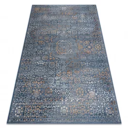   Kab. NAIN szőnyeg Dísz, vintage 7708/51611 kék / narancs 200x300 cm