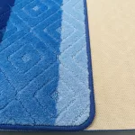 Fürdőszoba szőnyeg Dy. Montana 03N kék 2 részes szett (50cmx80cm+40x50cm)