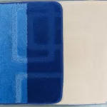 Fürdőszoba szőnyeg Dy. Montana 04N kék 2 részes szett (50cmx80cm+40x50cm)