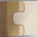 Fürdőszoba szőnyeg Dy. Montana 03N bézs 2 részes szett (50cmx80cm+40x50cm)