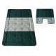 Montana 2 részes fürdőszoba szett Edremit XL Green Komplet (50 cm x 80 cm i 40 cm x 50 cm) szőnyeg