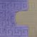 Komplet łazienkowy Montana z wycięciem Ethnic Dark Lilac Komplet (50 cm x 80 cm i 40 cm x 50 cm)