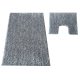 Montana 2 részes fürdőszoba szett GREY Komplet (50 cm x 80 cm i 40 cm x 50 cm) szőnyeg