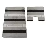 Dy. 2 részes fürdőszoba szett Montana Said XL szürke (60 cm x 100 cm és 50 cm x 60 cm)