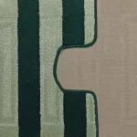 Dy. 2 részes fürdőszoba szett Montana Said XL Hunter zöld (60 cm x 100 cm és 50 cm x 60 cm)