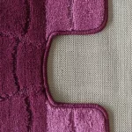 Dy. 2 részes fürdőszoba szett Montana Sariyer XL Aubergine (60 cm x 100 cm és 50 cm x 60 cm)