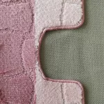 Dy. 2 részes fürdőszoba szett Montana Sariyer XL Dusty rózsaszín (60 cm x 100 cm és 50 cm x 60 cm)