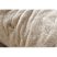 Modern szőnyeg TEDDY NEW sand 52 kör shaggy, plüss, nagyon vastag, bézs kerék 120 cm