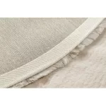 Modern szőnyeg Teddy NEW sand 52 kör shaggy, plüss, nagyon vastag, bézs kerék 160 cm
