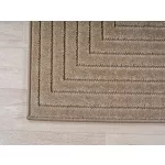 Ay. NOVA 1202 80 x 80 cm bézs modern kör szőnyeg