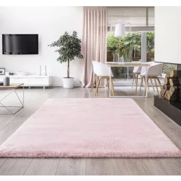 TRD. Luxus pihe-puha Nyuszi szőnyeg 200x290cm Rózsaszín