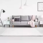 TRD. Luxus pihe-puha Nyuszi szőnyeg 120x170cm Fehér