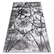   Modern COZY szőnyeg 8873 Cracks, repedt beton - sötétszürke 180x270 cm
