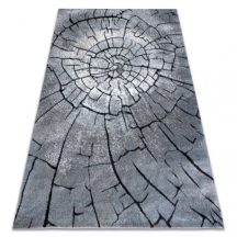   Modern COZY szőnyeg 8875 Wood, fatörzs - szürke / kék 180x270 cm