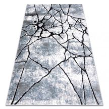   Modern COZY szőnyeg 8873 Cracks, repedt beton - világos szürke / kék 160x220 cm