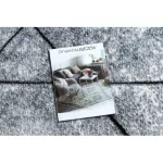 Kab. Modern COZY szőnyeg 8872 Wall, Geometriai, háromszögek - szürke / kék 120x170 cm