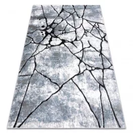   Kab. Modern COZY szőnyeg 8873 Cracks, repedt beton - világos szürke / kék 120x170 cm