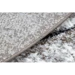 Kab. Modern COZY szőnyeg 8872 Kör Wall, Geometriai, háromszögek - barna kör 160 cm