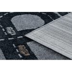 Kab. Szőnyeg FUN Track gyerekeknek, utca, város szürke 200x290 cm