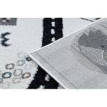 Kab. Szőnyeg FUN Route gyerekeknek, utca, állatok krém 180x270 cm