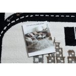 Kab. Szőnyeg FUN Track gyerekeknek, utca, város krém 180x270 cm