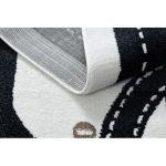 Kab. Szőnyeg FUN Track gyerekeknek, utca, város krém 180x270 cm