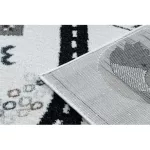 Kab. Szőnyeg FUN Route gyerekeknek, utca, állatok krém 160x220 cm