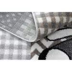 Kab. Szőnyeg FUN Pets gyerekeknek, állatok szürke 160x220 cm