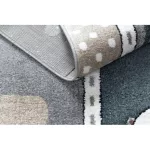 Kab. Szőnyeg FUN Strade gyerekeknek, utca, város szürke 160x220 cm