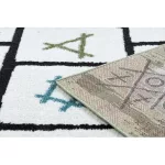 Kab. Szőnyeg FUN Hop gyerekeknek, ugróiskola, állatok zöld 160x220 cm