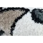 Kab. Szőnyeg FUN Hop gyerekeknek, ugróiskola, állatok fekete 160x220 cm