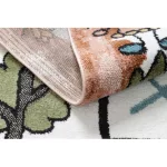 Kab. Szőnyeg FUN Hop gyerekeknek, ugróiskola, állatok rózsaszín 160x220 cm