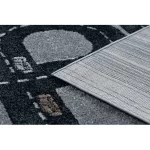 Kab. Szőnyeg FUN Track gyerekeknek, utca, város szürke 160x220 cm