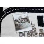 Kab. Szőnyeg FUN Track gyerekeknek, utca, város krém 160x220 cm