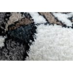 Kab. Szőnyeg FUN Route gyerekeknek, utca, állatok krém 120x170 cm