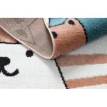 Kab. Szőnyeg FUN Gatti gyerekeknek, macskák, rózsaszín 120x170 cm