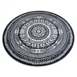 Kab. Szőnyeg FUN Napkin szalvéta kör - черен kör 160 cm