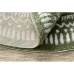 Kab. Szőnyeg FUN Napkin szalvéta kör - zöld kör 140 cm