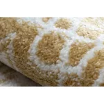 Kab. Szőnyeg FUN Napkin szalvéta kör - arany kör 120 cm