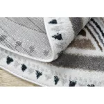 Kab. Szőnyeg FUN Land gyerekeknek, a falu, utcákon, kör - krém kör 100 cm