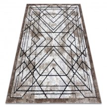 Modern COZY szőnyeg Tico, Geometriai - barna 140x190 cm
